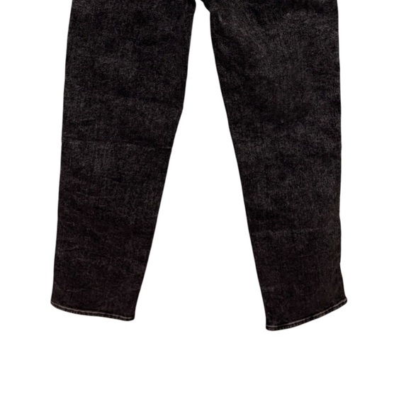 NWT 7 For All Mankind High Waist Cropped Straight Black Mineral Wash Jeans 24 - Picture 8 of 16